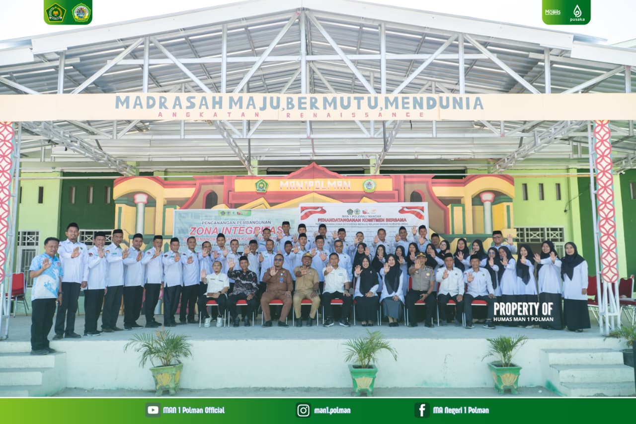 MAN 1 Polewali Mandar Canangkan Zona Integritas dan Tanda Tangan Komitmen Bersama Menuju WBK