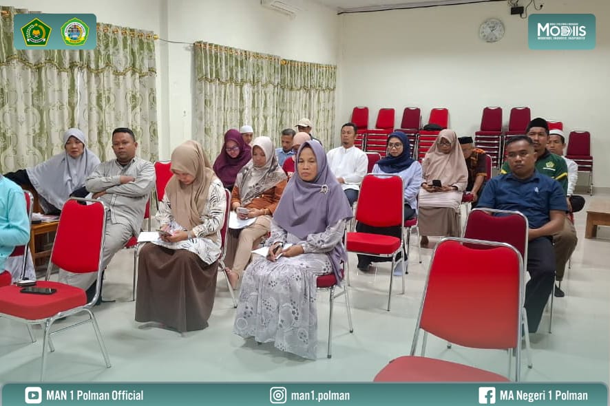 Rapat Tindak Lanjut Evaluasi Evidence ZI MAN 1 Polman